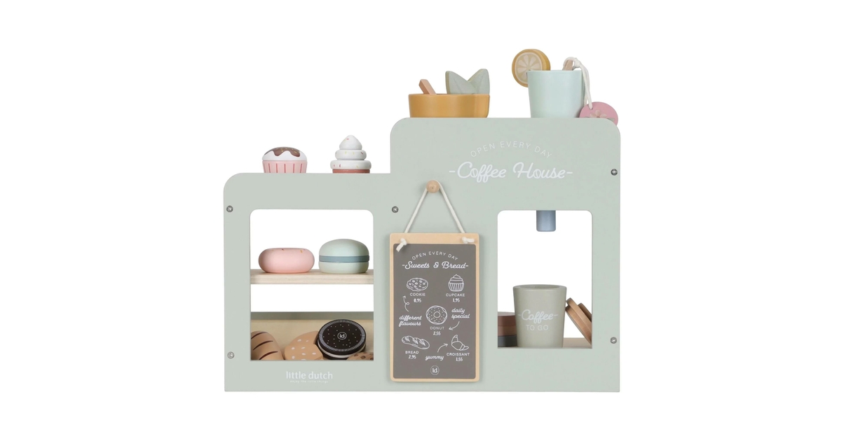 Grande machine à café en bois FSC